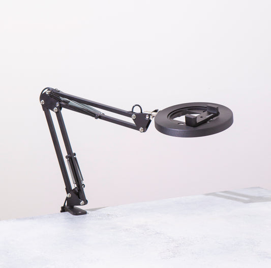CANVAS Black Mini Lamp with desk clamp