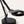 Black Canvas Lamp with Weighted Matte Metal Base