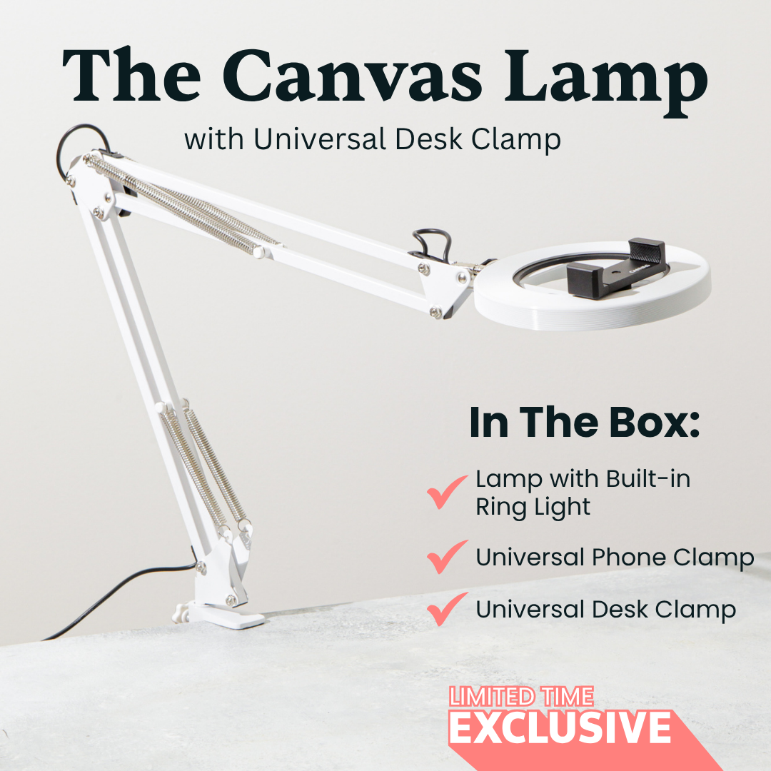 Canvas Creator Lamp + Phone Holder