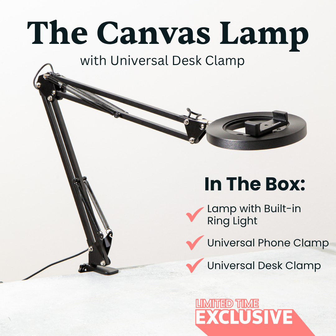 Canvas Creator Lamp + Phone Holder