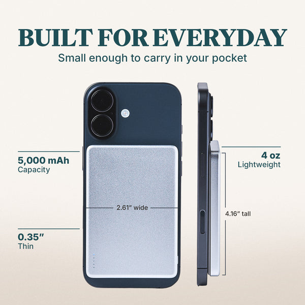 Ultra Slim Magnetic Power Bank - 5000mAh
