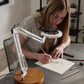 Pre-Order: White Canvas Lamp with Weighted Wooden Base - RV parts and accessories - Buy  online